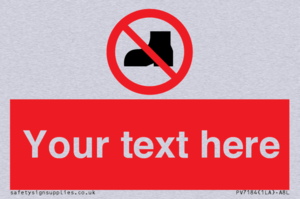 Custom No outdoor footwear